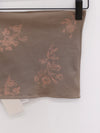 SWAYING 25 Early Autumn Floral Jacquard Stretch Tube Top SW-SW25PF1T01C2-QZ Light Brown (SW25PF1T01)